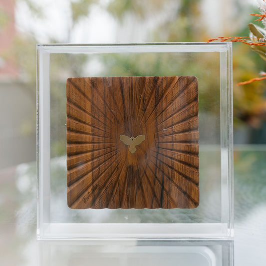 Quadro Espírito Santo em Madeira e Acrílico
