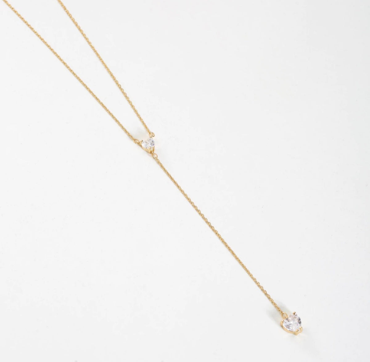 Colar Gravatinha com zircônia