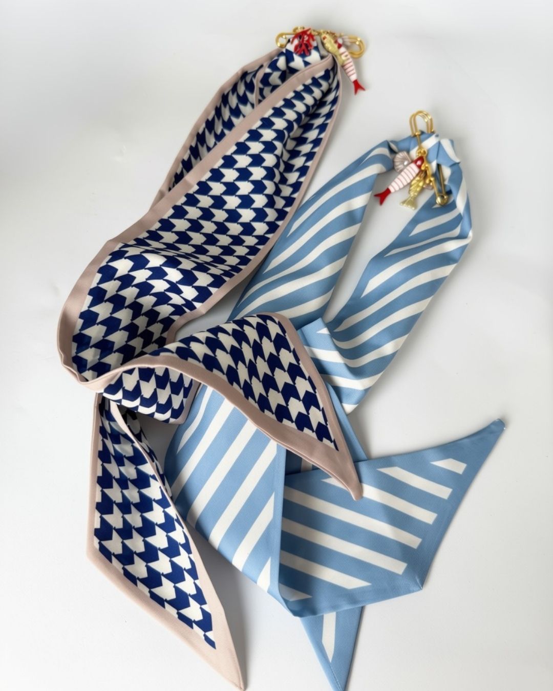 Charm Navy Peixinhos