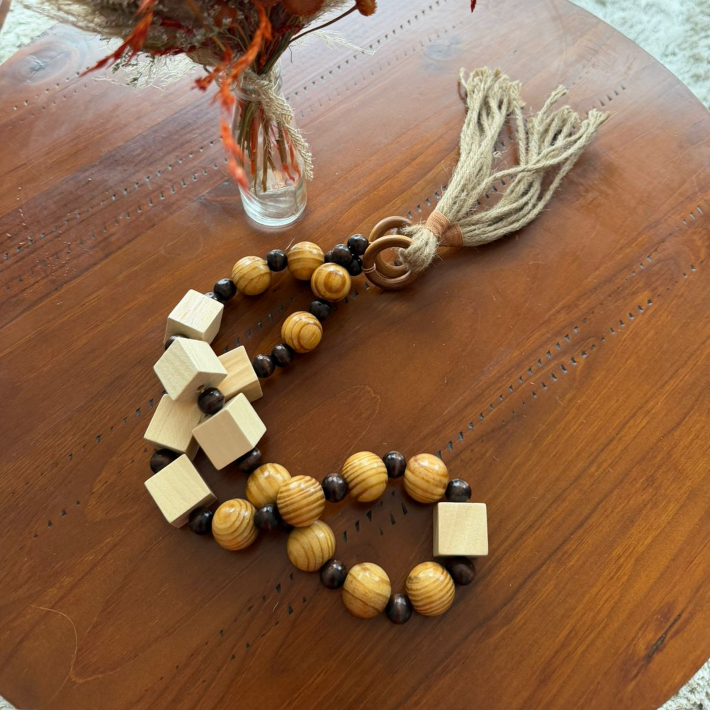 Colar de Mesa em Madeira